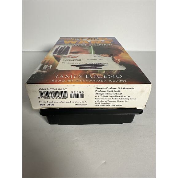 Star Wars Ser.: Cloak of Deception by James Luceno (2001, Audio Cassette,... - Picture 6 of 8